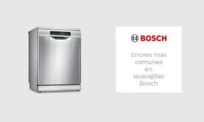 Errores más comunes en lavavajillas Bosch