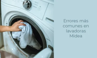 Errores mas comunes lavadora Midea