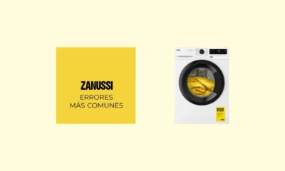 Errores mas comunes lavadora Zanussi