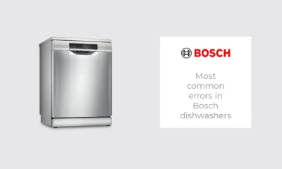 Most common errors in Bosch dishwashers