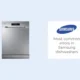 Most common errors in Samsung dishwashers