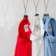 Primer plano de una etiqueta de ropa con símbolo de no meter en secadora claramente visible.