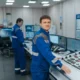 Lavavajillas Balay mostrando el código de error E01 en la cocina