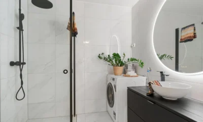 Lavadora de carga frontal con etiqueta energética A+++ en una lavandería moderna — Mejor lavadora calidad precio A+++ en 2026: guía y modelos