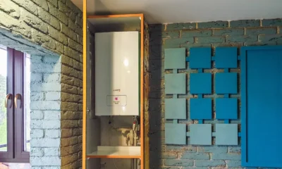 Una caldera biasi de gas montada en la pared, ideal para ilustrar el artículo sobre modelos y precios.