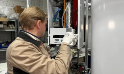 microinterruptor junkers en la reparación de un calentador de gas