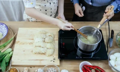 Placa de cocina Balay mostrando un error E en el panel táctil
