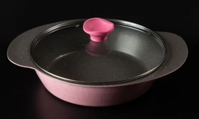 Un plato o fuente de cocina junto a un horno, ilustrando si se puede meter un plato en el horno sin riesgo.