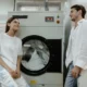Código de error de la lavadora Balay TS 6012 junto al filtro de desagüe