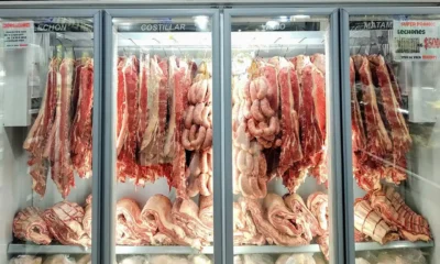 Imagen de carne cruda en la nevera para ilustrar cuanto dura la carne en la nevera